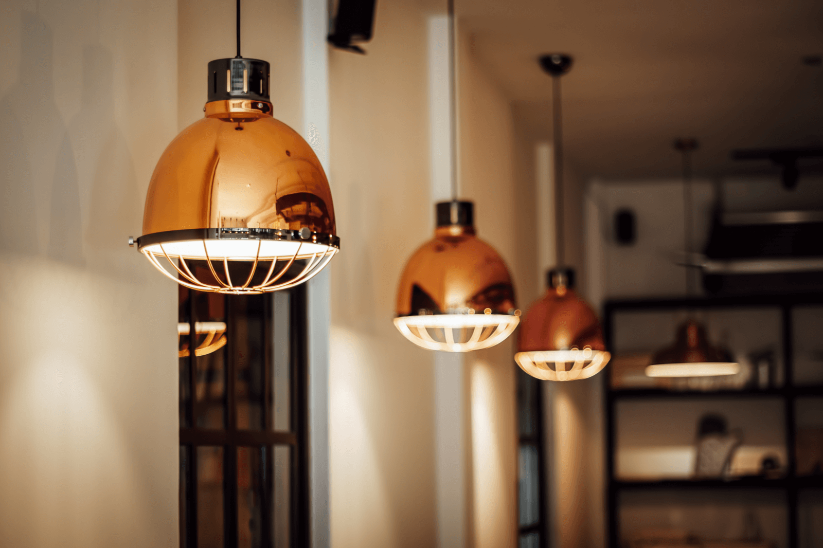 Brand new copper light fixtures